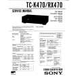SONY TCKRX470 Service Manual