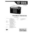 SONY ICF6500L Service Manual
