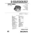 SONY DEG5 Service Manual