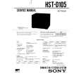 SONY HSTD105 Service Manual