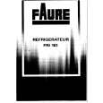 FAURE FRI161W-1 Owner's Manual