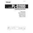 TEAC PLD2000 Owner's Manual