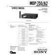 SONY MDP-750 Service Manual