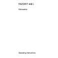 AEG Favorit 448I D Owner's Manual