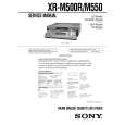 SONY HR-M500R Service Manual