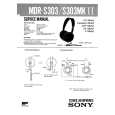 SONY MDRS303 Service Manual