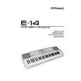 ROLAND E-14 Owner's Manual