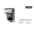 METZ MECABLITZ 44AF-4C Owner's Manual
