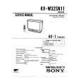 SONY KVW32SN11 Service Manual