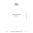 REX-ELECTROLUX PXF2V Owner's Manual