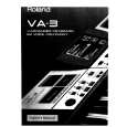 ROLAND VA-3 Owner's Manual