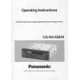 PANASONIC CQR215SEW Owner's Manual