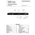 KENWOOD TKR740 Service Manual