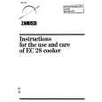 ZANUSSI EC28 Owner's Manual