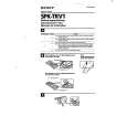 SONY SPKTRV1 Owner's Manual