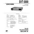 SONY SVT-3000 Service Manual