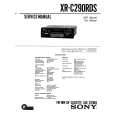 SONY XRC290RDS Service Manual