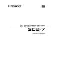 ROLAND SCB-7 Owner's Manual
