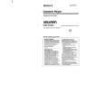 SONY WM-EX562 Owner's Manual