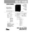 SONY HCDH7 Service Manual