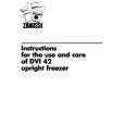 ZANUSSI DVi42 Owner's Manual
