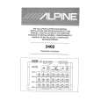 ALPINE 3402 Owner's Manual