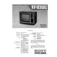 SONY KV1830AS Service Manual