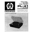 PIONEER PL-41 Owner's Manual