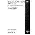 AEG LAV1105UW Owner's Manual
