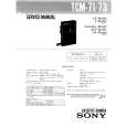 SONY TCM71 Service Manual