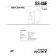 SONY SS-86E Service Manual