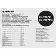 SHARP EL2607P Owner's Manual