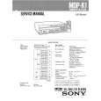 SONY MDP-K1 Service Manual
