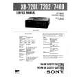 SONY XR7201 Service Manual