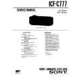 SONY ICFC777 Service Manual