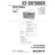 SONY ICFSW7600GR Service Manual