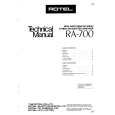 ROTEL RA-700 Service Manual