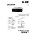 SONY XR-4340 Service Manual