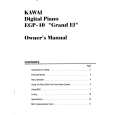 KAWAI EGP10 Owner's Manual