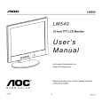 AOC LM540 Owner's Manual