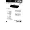 SONY STJX285 Owner's Manual