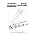 MCCULLOCH 1600 GardenVac Owner's Manual
