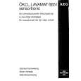 AEG LAV6651SENS. Owner's Manual