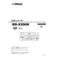 JVC BD-X200H Owner's Manual
