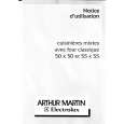 ARTHUR MARTIN ELECTROLUX CM5526W1 Owner's Manual