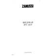 ZANUSSI ZFC144T Owner's Manual