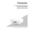 PANASONIC CQDP728EU Owner's Manual