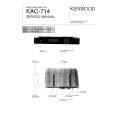 KENWOOD KAC714 Service Manual