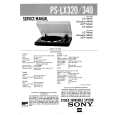 SONY PSLX320 Service Manual