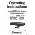 PANASONIC CRD4500 Owner's Manual